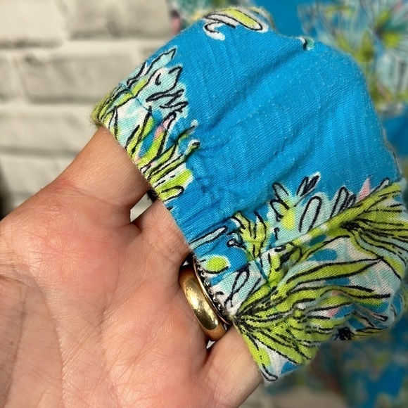 LILLY PULITZER JUNGLE GLAM TOILE MANDY V-Neck Top, Size XS - Picture 4 of 8
